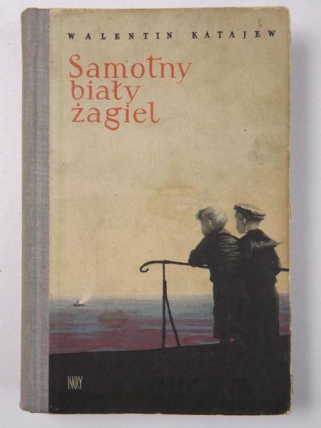 Samotny biały żagiel