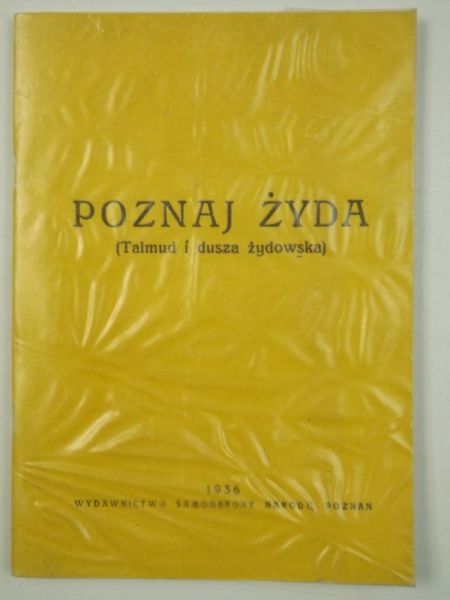 Poznaj żyda, 1936 r.