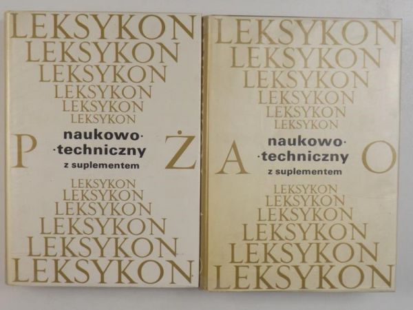 Leksykon naukowo-techniczny z suplementem, 2 tomy