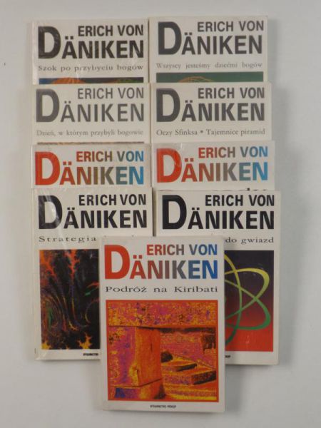 Daniken Erich - Zestaw 9 książek