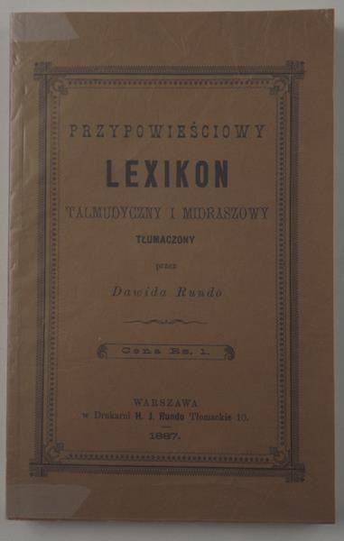Przypowieściowy lexikon talmudyczny i midraszowy