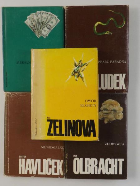 Dwór Elżbiety  Niewidzialny  Zdobywca  Pisarz faraona  Szalone życie Aleksandra Stawiskiego