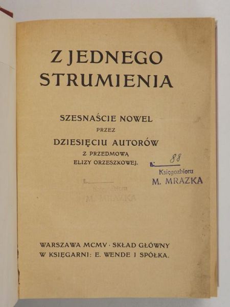 Z jednego sumienia (1905 r.)