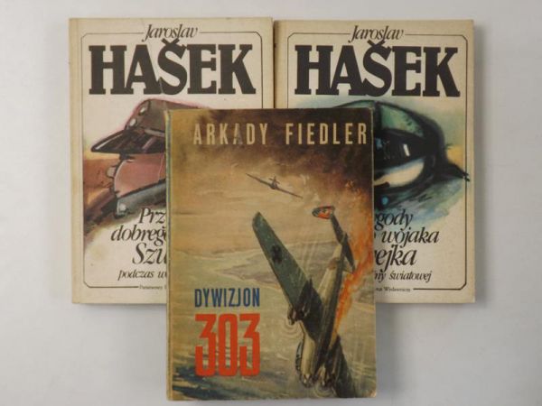 Hasek Jarosław / Fiedler Arkady - Przygody dobrego wojaka Szwejka, Tom I-II,III-IV / Dywizjon 303