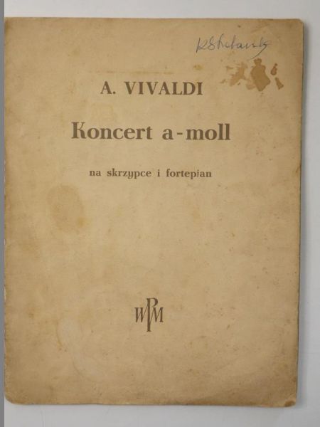 Koncert a-moll na skrzypce i fortepian