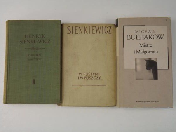 Ogniem i mieczem  W pustyni i w puszczy  Mistrz i Małgorzata