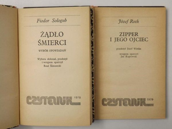 . - Zipper i jego ojcowie  Żądło śmierci
