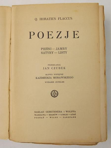 Poezje, 1924 r.
