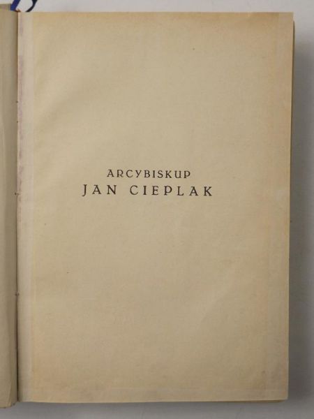 Rutkowski Francis - Arcybiskup Jan Cieplak, ok. 1934