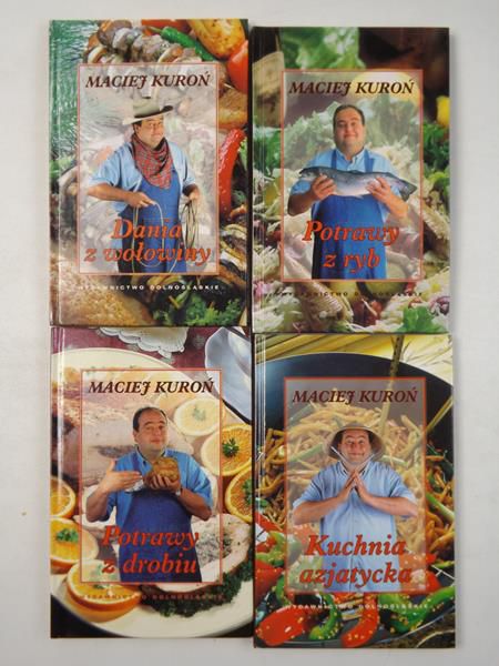 Zestaw 4 książek kucharskich