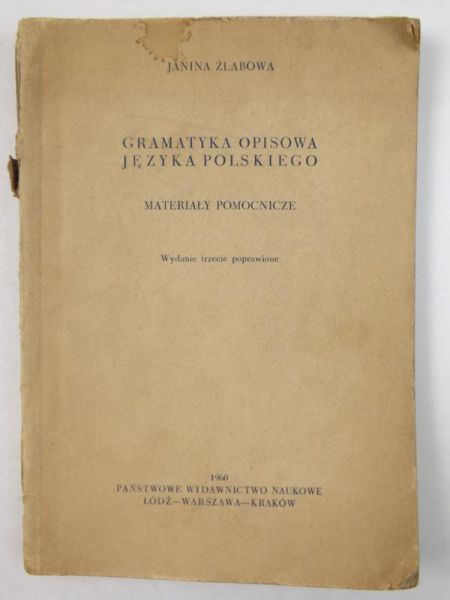 Gramatyka opisowa języka polskiego
