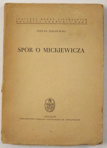 Spór o Mickiewicza
