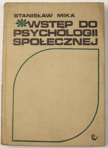 Wstęp do psychologii społecznej