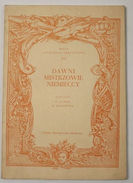 Jamry F.,    - Dawni mistrzowie niemieccy