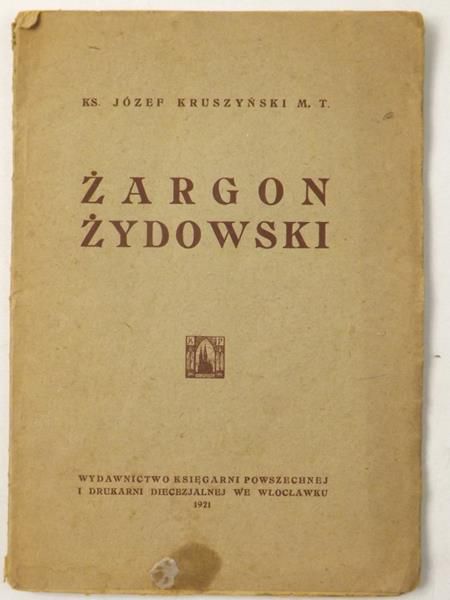 Żargon żydowski, 1921 r.