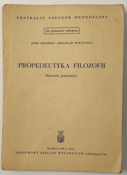 Propedeutyka filozofii