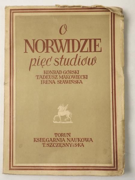 O Norwidzie pięć studiów, 1949 r.