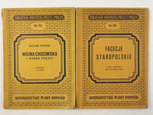 Facecje staropolskie / Wacław Potocki. Wojna chocimska