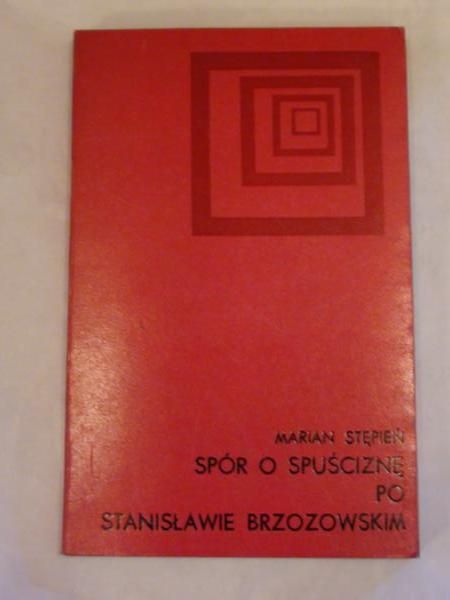 Spór o spuściznę po Stanisławie Brzozowskim