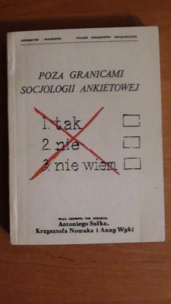 Poza granicami socjologii ankietowej