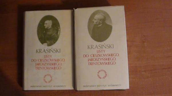 Kraśiński  - Listy do Cieszkowskiego, Jaroszyńskiego, Trentowskiego, Tom I-I