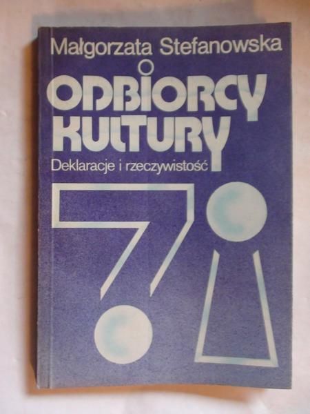 Odbiorcy kultury - deklaracje i rzeczywistość