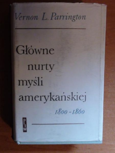 Główne nurty myśli amerykańskiej 1800-1860