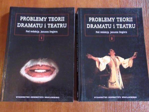 Problemy teorii dramatu i teatru, Tom I-II