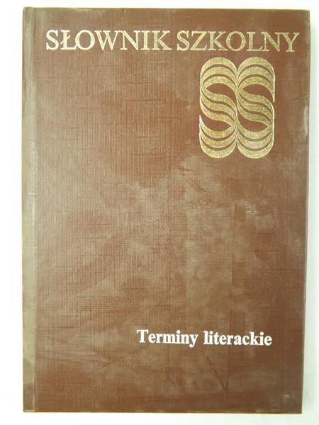Słownik szkolny. Terminy literackie