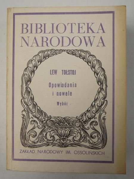 Opowiadania i nowele. Wybór. BN