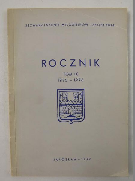 Rocznik tom IX 1972-1976