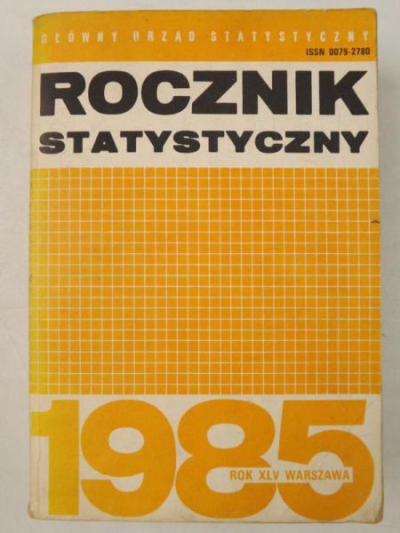 Rocznik statystyczny 1985, Rok XLV
