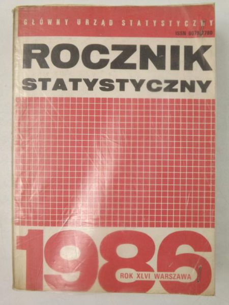 Rocznik statystyczny 1986, Rok XLVI