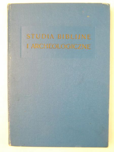 Studia biblijne i archeologiczne