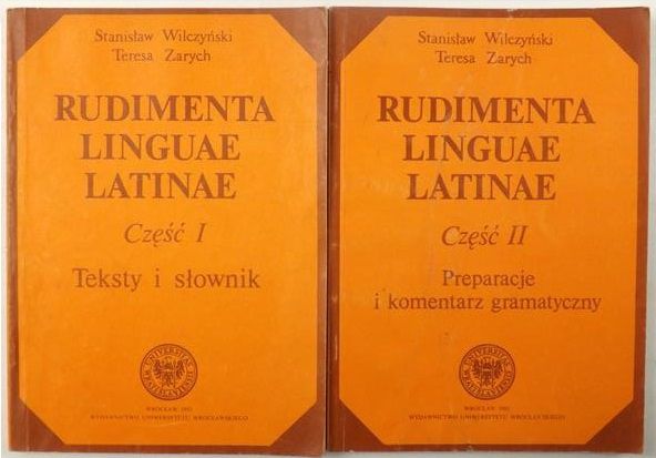 Rudimenta linguae latinae, cz. I i II