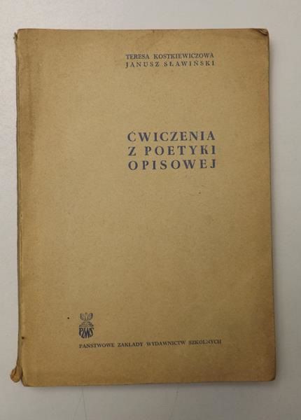 Ćwiczenia z poetyki opisowej