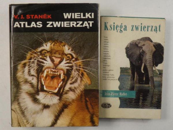 Hallet Jean, Stanek V. - Księga zwierząt / Wielki atlas zwierząt