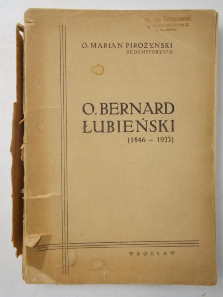 O. Bernard Łubieński (1846-1933), 1946 r.