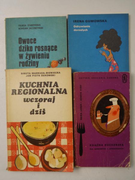 Zestaw 4 książek kucharskich
