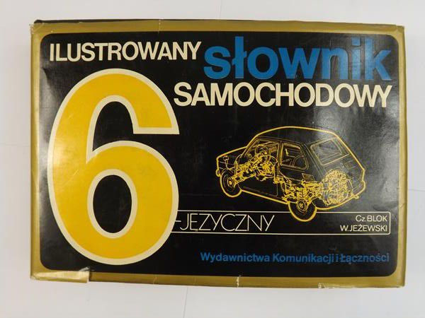 Ilustrowany słownik samochodowy 6-języczny