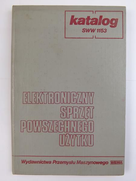 Elektroniczny sprzęt powszechnego użytku. Katalog SWW 1153