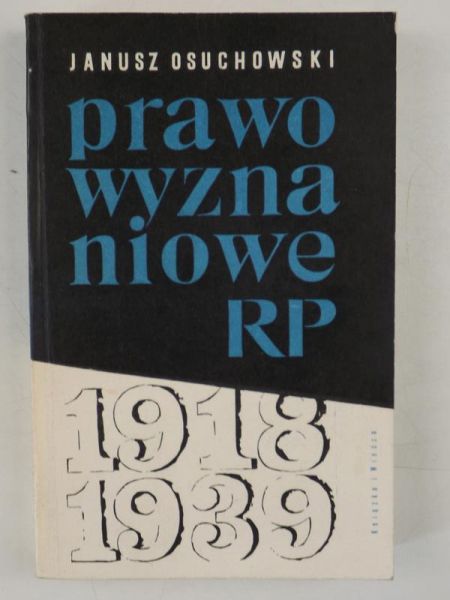 Prawo wyznaniowe RP 1918-1939