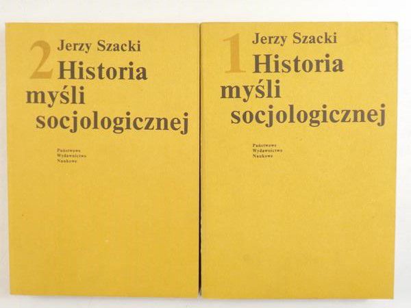 Historia myśli socjologicznej, Tom I-II