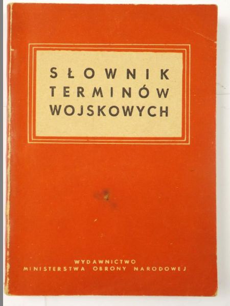Słownik terminów wojskowych