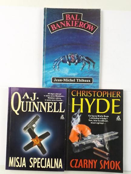 Thibaux Jean-Michel, Quinnell A.J., Hyde Christopher - Bal bankierów / Misja specjalna / Czarny smok