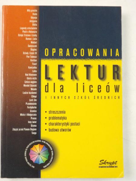 Chrzanowski Maciej  - Opracowania lektur dla licealistów