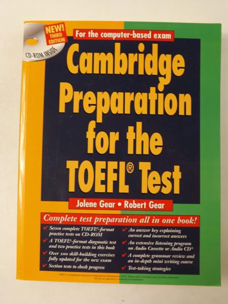 Cambridge Preparation For The TOEFL Test + CD