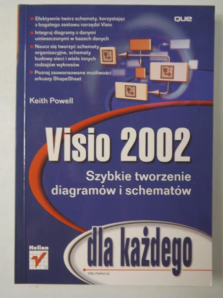 Visio 2002 dla każdego. Szybkie tworzenie diagramów i schematów