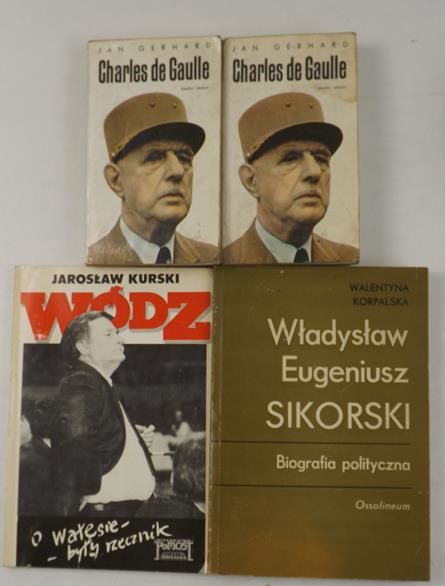 Gerhard Jan, Korpalska Walentyna,   - Charles de Gaulle, tom I-II / Władysław Eugeniusz Sikorski / Wódz /