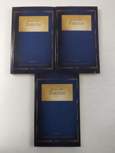 Prus Bolesław  - Faraon, tom I-III